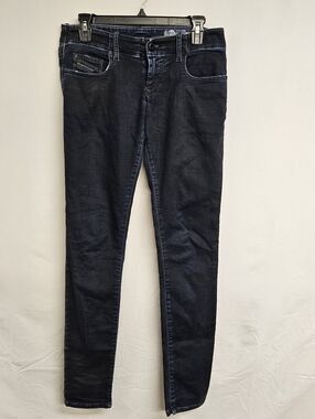 DIESEL GRUPEE-NE Stretch Skinny Denim Jogg Jeans Indigo Blue Women Size 27